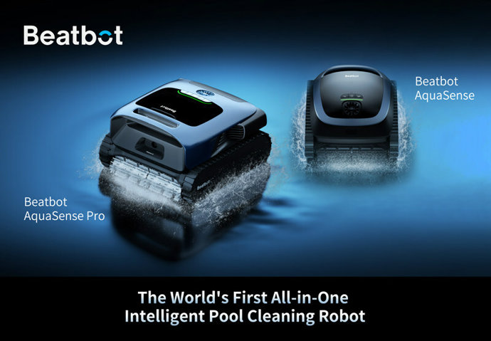 The Beatbot AquaSense Pro and AquaSense are set to redefine smart pool care as first pool cleaners with true decision-making capabilities. They feature the powerful Beatbot OS equipped with smart chips, multi-sensor fusion, and AI algorithms for ultra-e