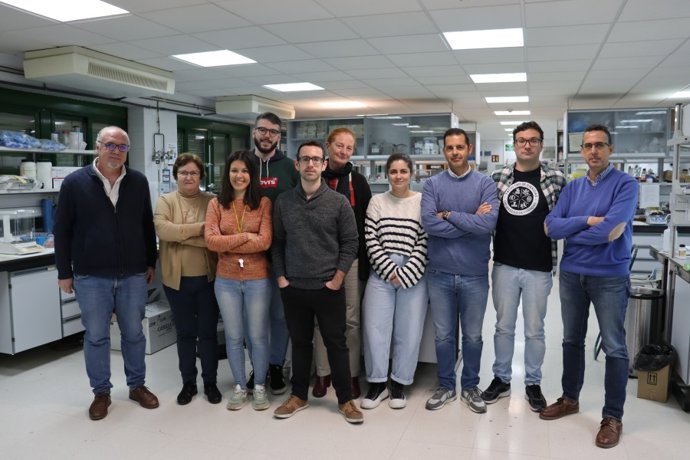 Parte del equipo investigador de la Universidad de Córdoba.