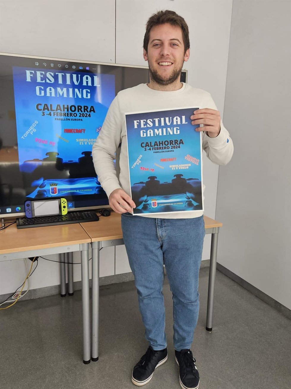 El primer Festival Gaming Calahorra se celebrará los días 3 y 4 de febrero en el pabellón Europa Tendrá 64 puestos de juego y diez zonas diferentes de videojuegos y competiciones electrónicas.
