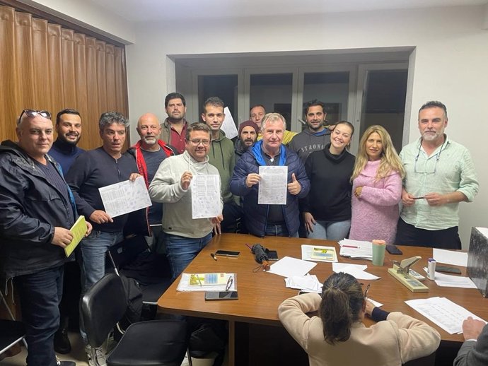 Firma del convenio del aceite de Sevilla