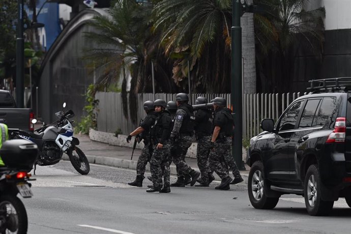 Militares desplegados en Guayaquil, en Ecuador