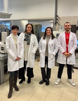 Los investigadores María Luz Sánchez, Amaya Romero, Esther Pinilla y Darío Cantero.