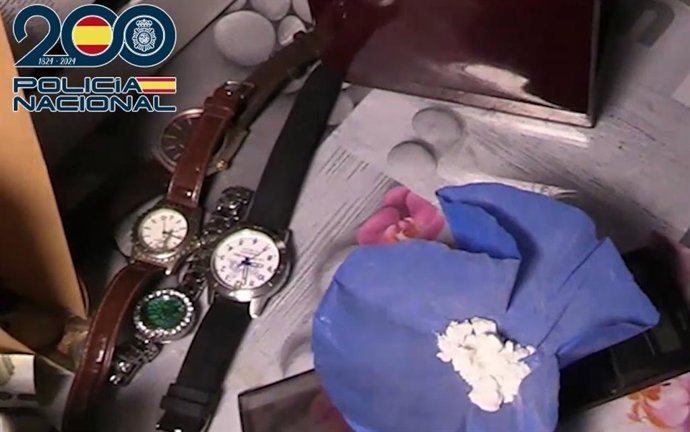 Droga incautada en uno de los registros policiales