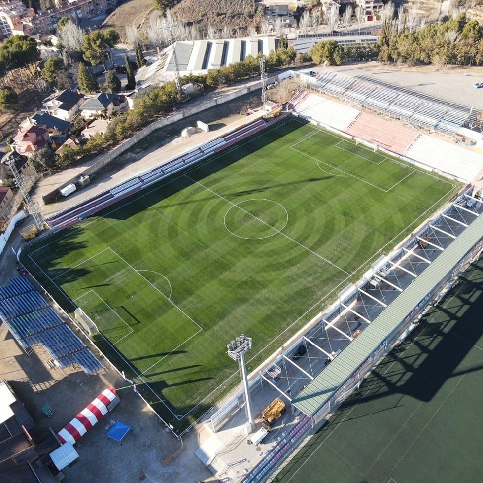 Archivo - Estadio Municipal de Barbastro