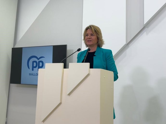 La portavoz del PP en el Consell de Mallorca, Núria Riera.