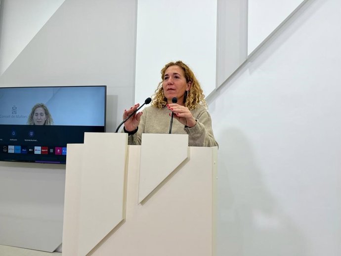 La portavoz adjunta de MÉS per Mallorca en el Consell, Catalina Inés Perelló.