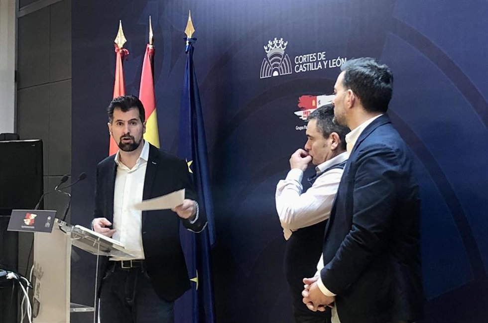 El secretario autonómico del PSOE, Luis Tudanca.