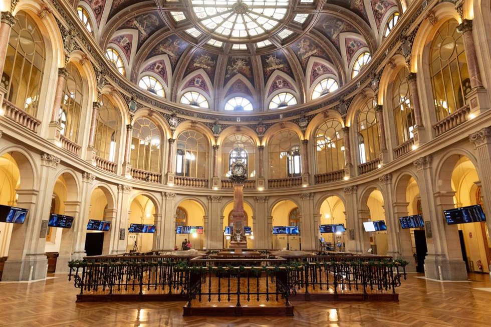 Palacio de la Bolsa, a 21 de diciembre de 2023, en Madrid (España).