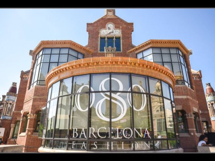 El Recinte Modernista de Sant Pau de Barcelona durante la edición 2023 del 080 Barcelona Fashion.