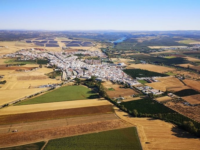 Vista aérea de Guillena.