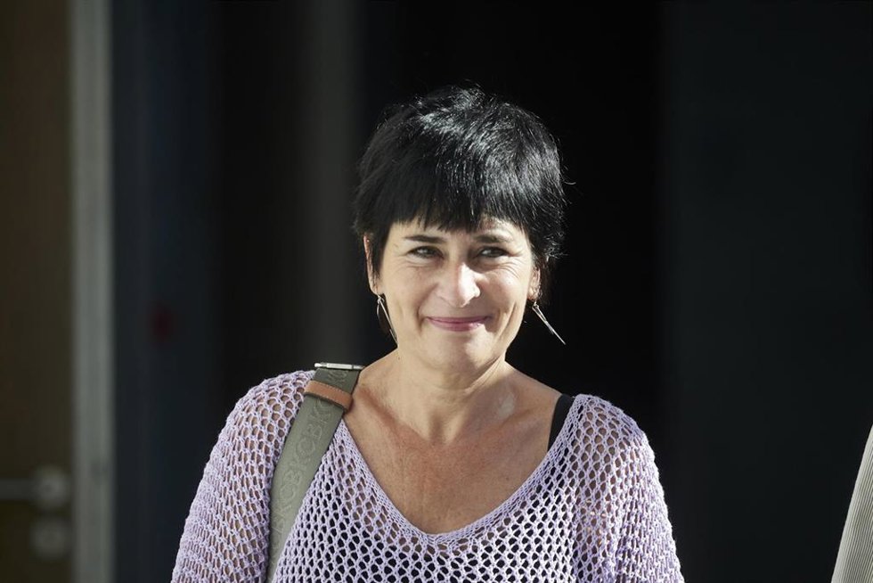Archivo - La portavoz de EH Bildu en el Parlamento de Navarra, Laura Aznal.