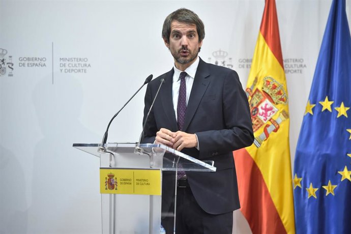 Archivo - El ministro de Cultura, Ernest Urtasun