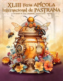 Cartel XLIII Feria Apícola Pastrana.