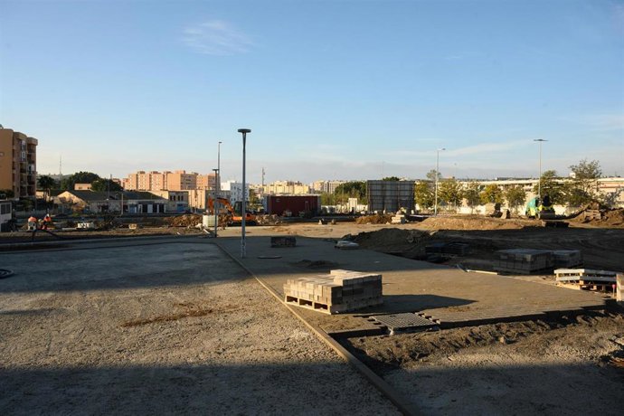 Suelos donde se edificarán las vivienda de Almería XXI.