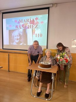 María Sánchez, en el centro, en imagen de archivo