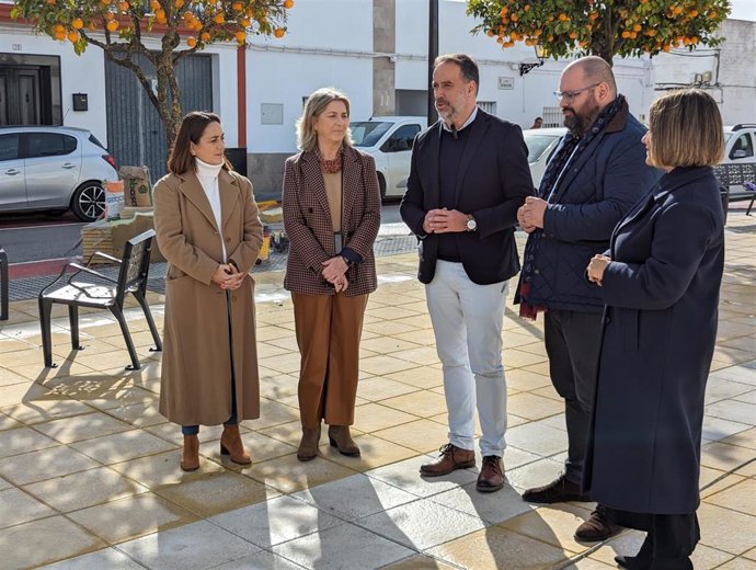 Visita a actuaciones del PFEA en Trebujena.