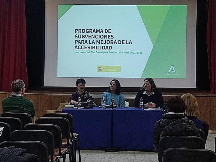 Jornadas informativas sobre ayudas para la mejora de accesibilidad en viviendas.