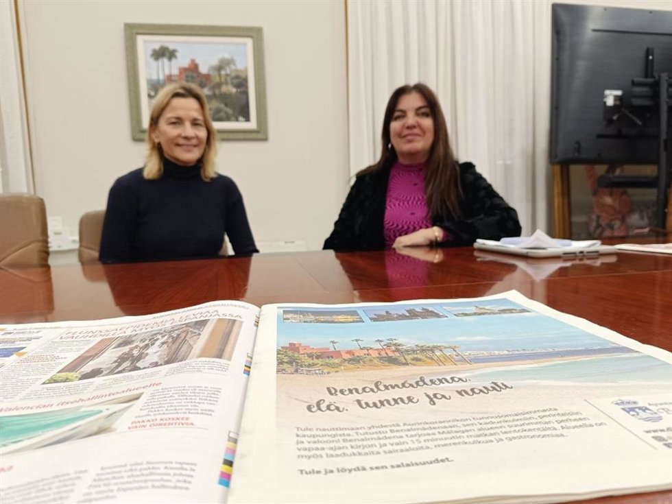 Presentación de la campaña turística que Benalmádena desarrollará con motivo de su presencia en la feria Matka en Helsinki.