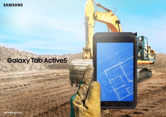 La nueva tableta reforzada Galaxy Tab Active5.