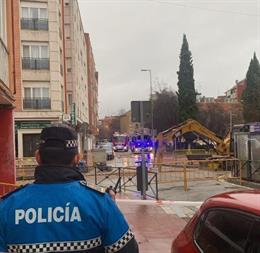 Fuga de gas en la calle Pérez Galdós de Valladolid.