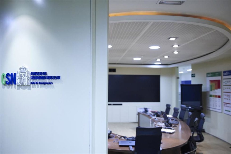 Archivo - Sala de Emergencias de la sede del Consejo de Seguridad Nuclear (CSN).