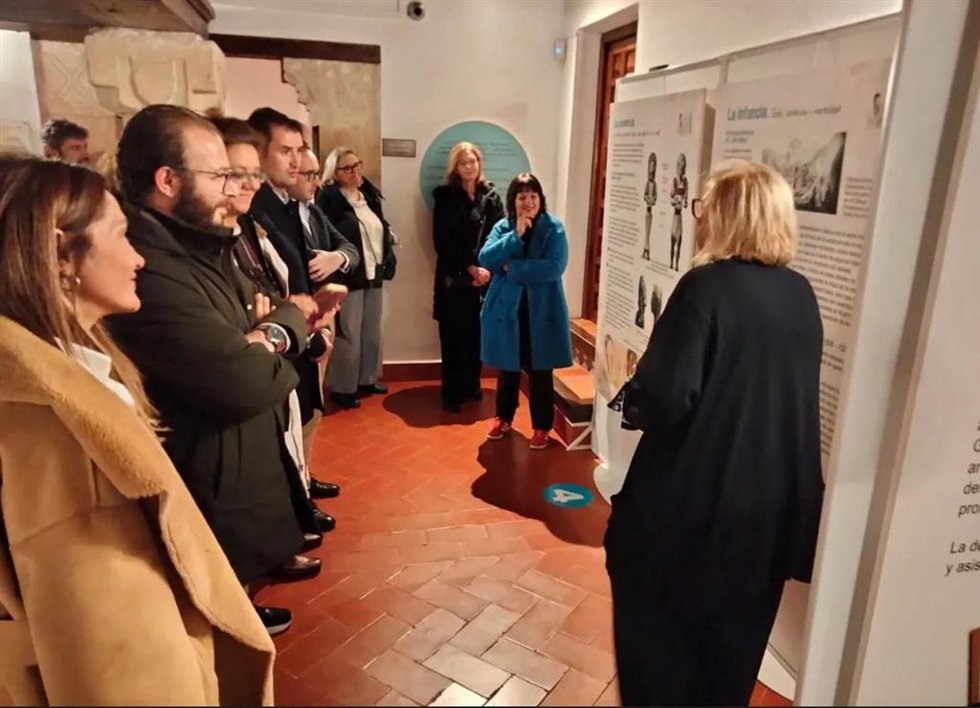 Inauguración de la exposición en el Museo Arqueológico de Úbeda.