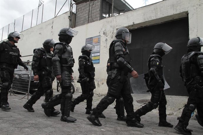 Agentes de la Policía de Ecuador