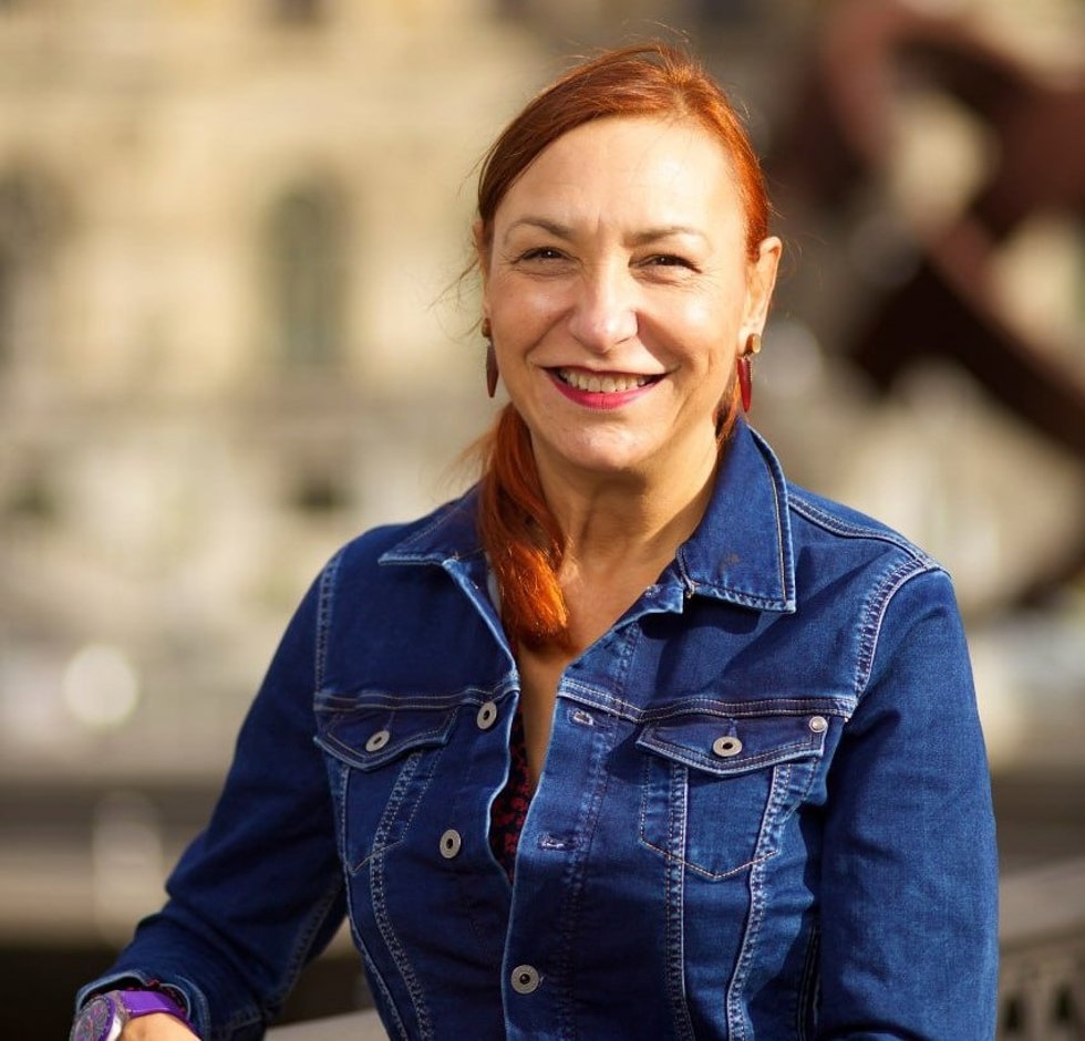 La candidata a lehendakari por Berdeak Equo en las próximas elecciones autonómica vascas, carmen Muñoz