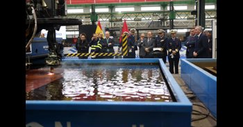 La Marina Real de Marruecos comprueba en Navantia San Fernando (Cádiz) la construcción del patrullero de altura