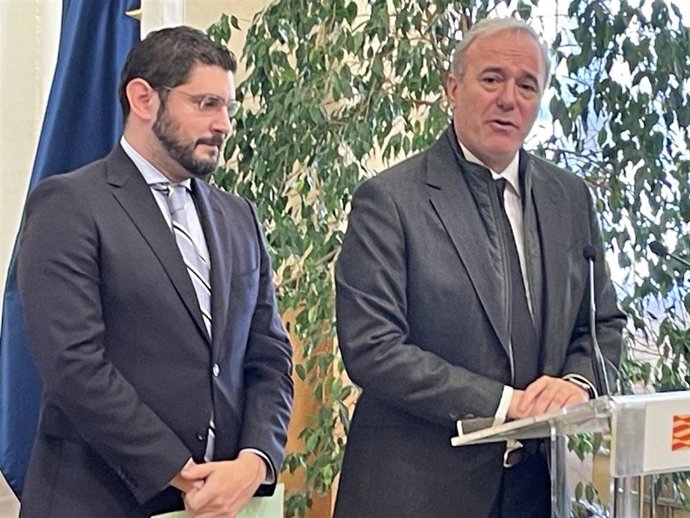 El presidente de Aragón, Jorge Azcón.