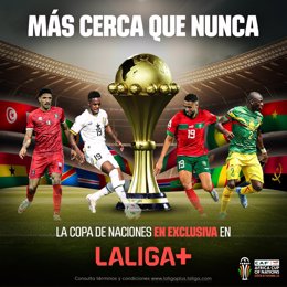 LaLiga+ incorpora a su oferta la Copa Africana de Naciones (AFCON)