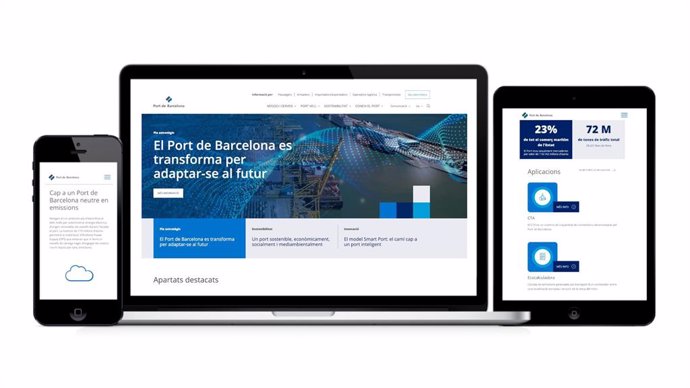 El nou web del Port de Barcelona