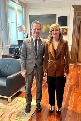 Bildarratz y Alegría, en la sede del Ministerio de Educación