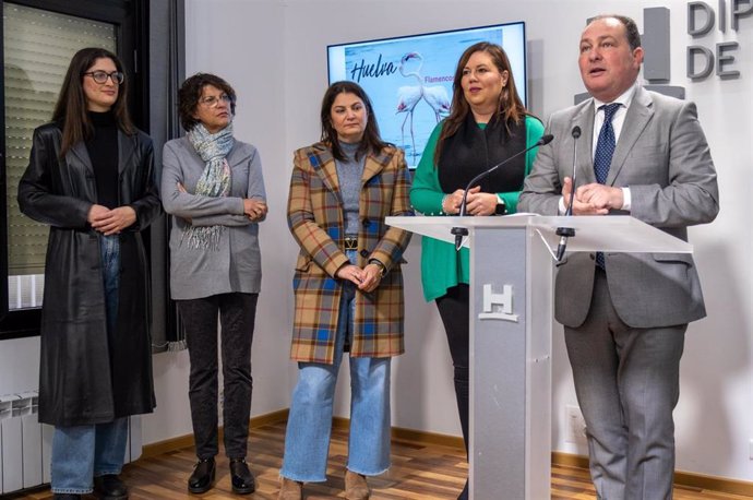 Presentación en Diputación de la presencia de Huelva en Simof 2024.