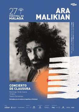 Ara Malikian ofrecerá el concierto de clausura del 27 Festival de Málaga en el Teatro Cervantes