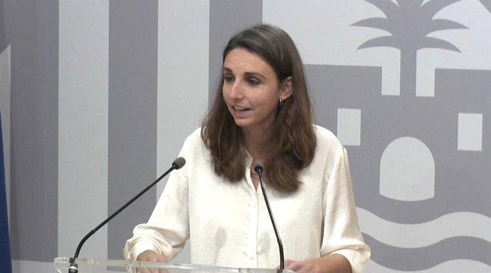 La regidora de Unidas Podemos en el Ayuntamiento de Palma, Lucía Muñoz.