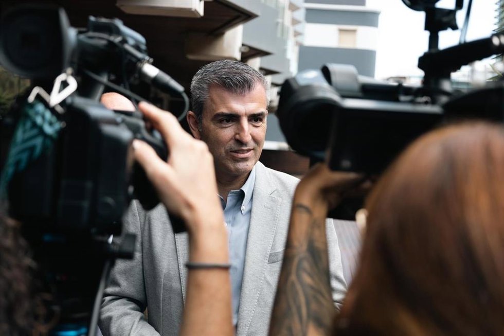 Manuel Domínguez, presidente del PP de Canarias