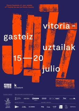 Cartel elegido para la 47ª edición del Festival de Jazz de Vitoria-Gasteiz