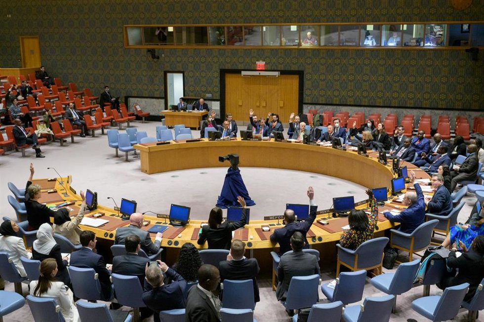 Archivo - Una reunión del Consejo de Seguridad de la ONU