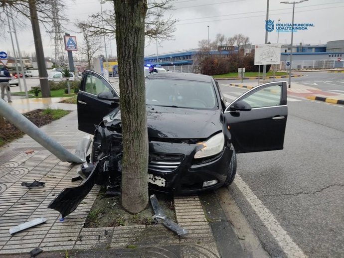 Imagen del accidente.