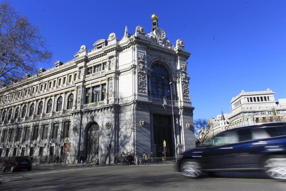 Archivo - Fachada del Banco de España
