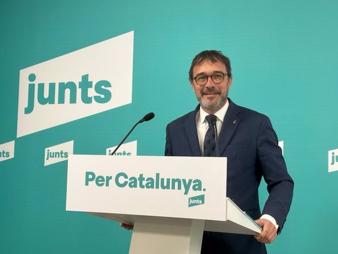 El portavoz de Junts, Josep Rius