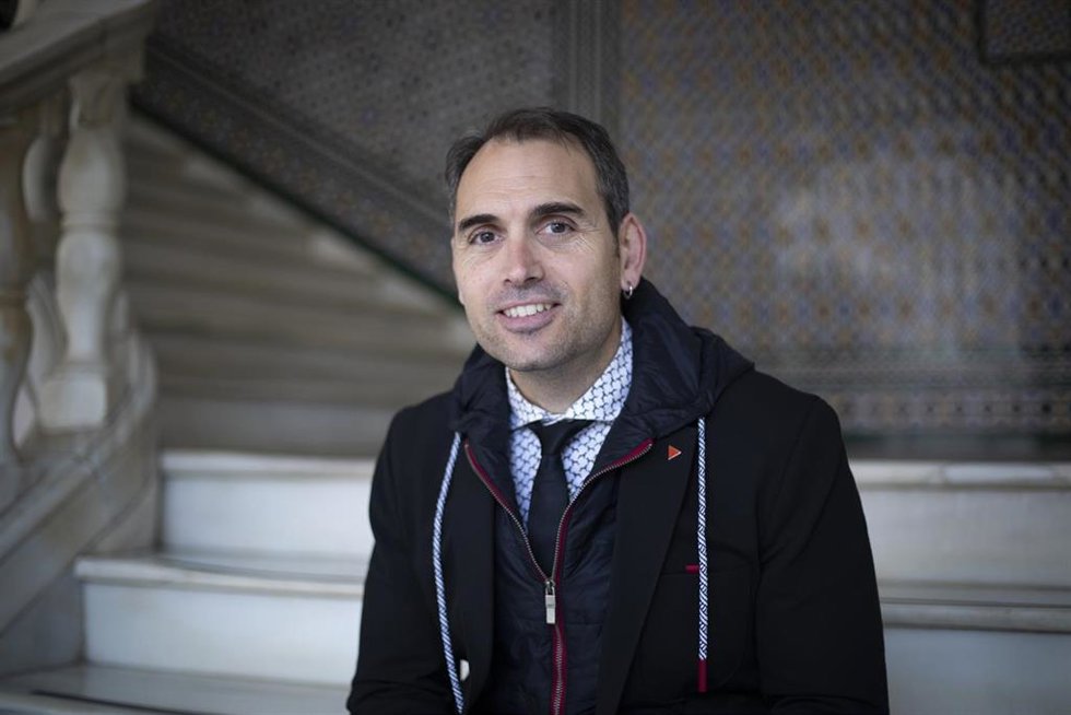 Archivo - El coordinador general de IU Andalucía, Toni Valero, en una entrevista concedida a Europa Press.