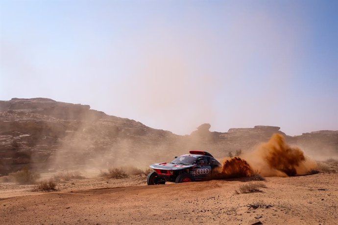 El pilot espanyol Carlos Sainz (Audi) al Ral·li Dakar 2024