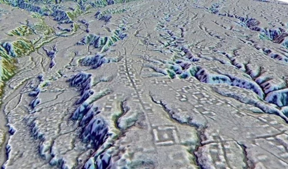 Los arqueólogos utilizaron lidar para obtener una mejor imagen del antiguo centro urbano.