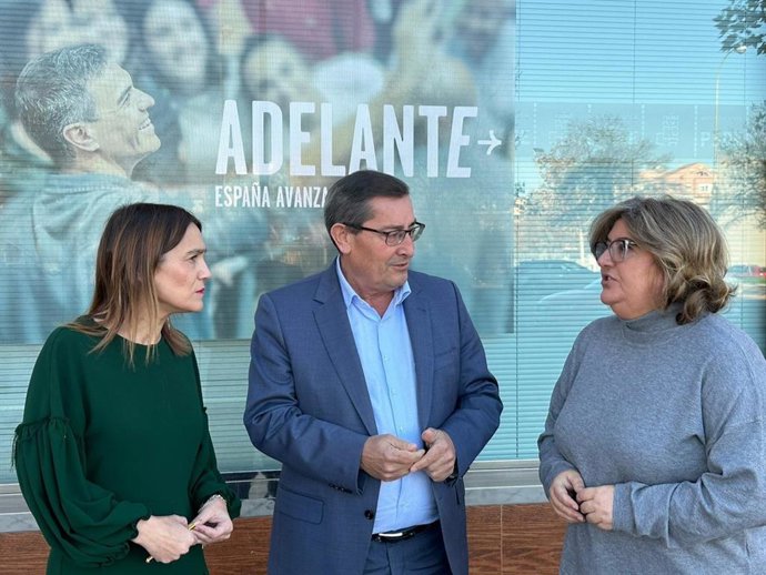 Olga Manzano, Pepe Entrena y Ana Muñoz