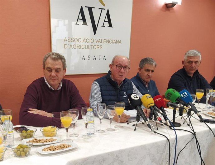 Rueda de prensa del Balance Agrario de 2023 ofrecida por AVA-Asaja