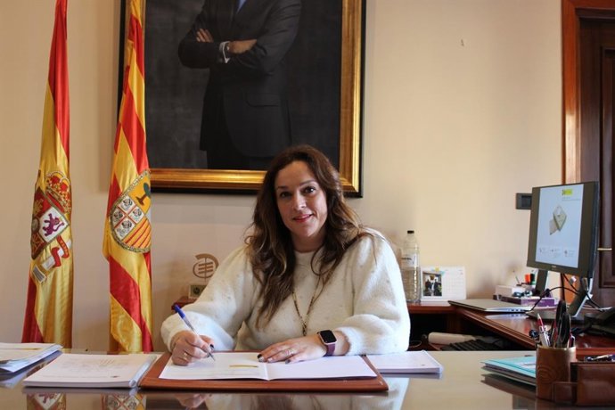 La subdelegada del Gobierno en Zaragoza, Noelia Herrero.