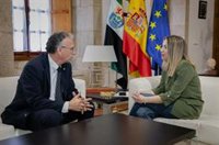 José Luis Quintana se pone a disposición de la Junta y remarca que la "apuesta" del Gobierno con Extremadura es "firme"