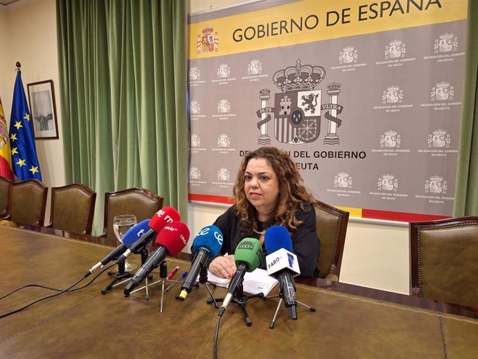 La delegada del Gobierno en Ceuta, Cristina Pérez